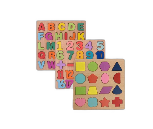 3-in-1 Wooden puzzle